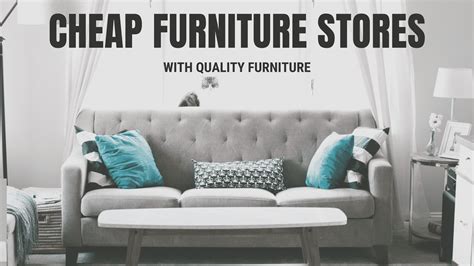 Cheap Furniture Stores